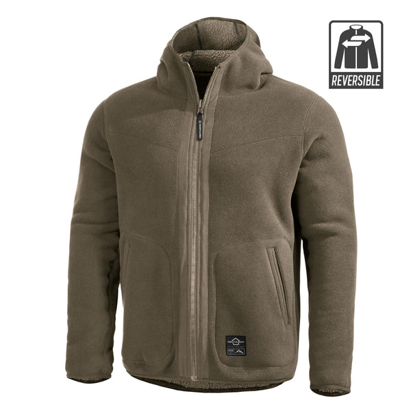 Jacheta reversibila fleece 2 - în - 1 Pentagon Ianos Sherpa | Echipament tactic WARGEAR