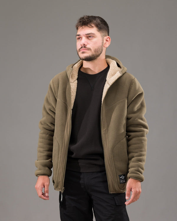 Jacheta reversibila fleece 2 - în - 1 Pentagon Ianos Sherpa | Echipament tactic WARGEAR