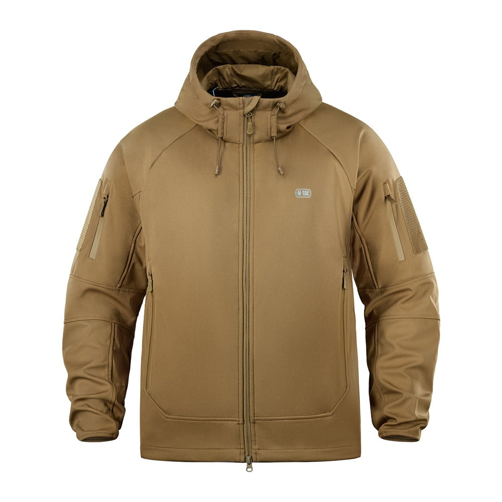 Jachetă SoftShell Lightweight M-Tac coyote, vedere laterală dreapta