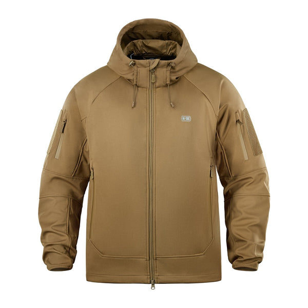 Jachetă SoftShell Lightweight M-Tac coyote, vedere laterală dreapta