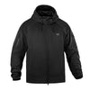 Jachetă SoftShell Lightweight M-Tac negru, față, fermoar închis