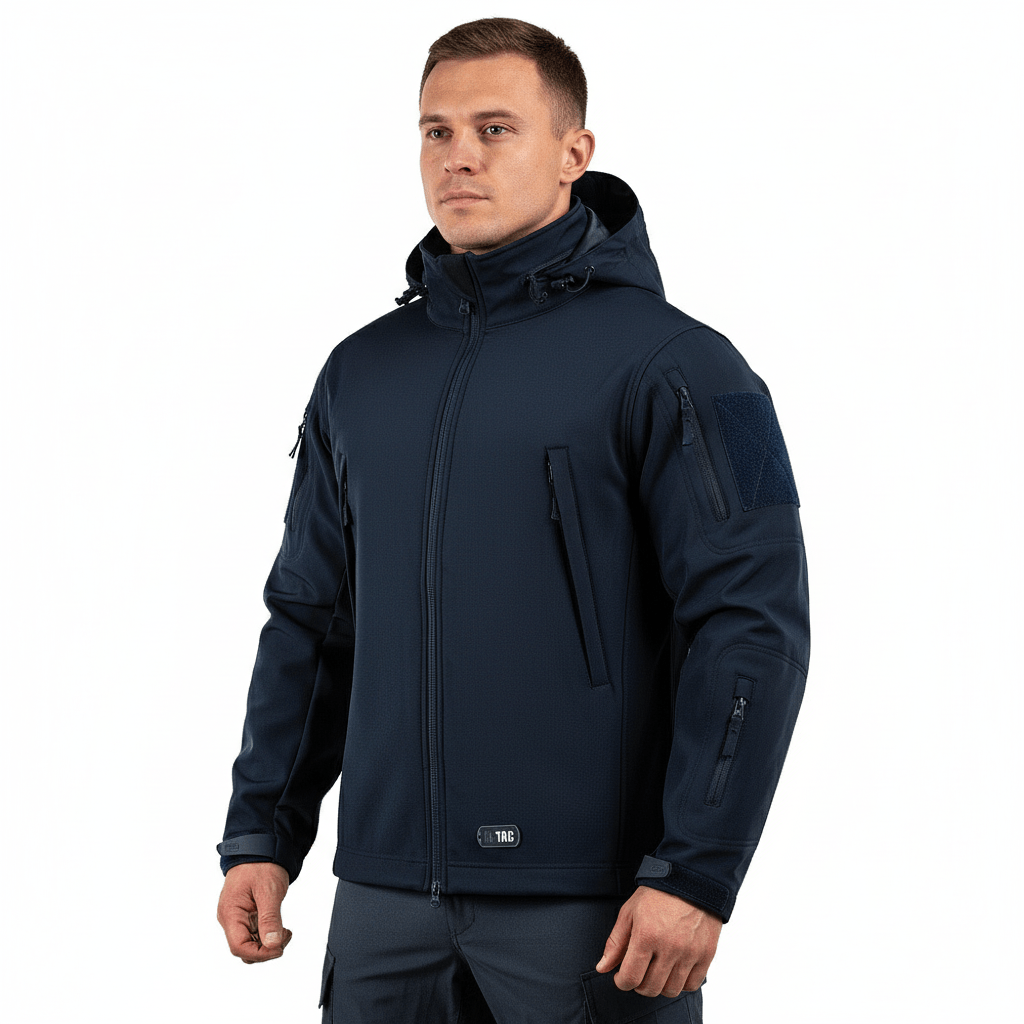 Jacheta tactica SoftShell navy blue M - TAC | Echipament tactic WARGEAR