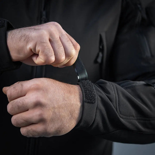 Jacheta tactica SoftShell neagra M - TAC | Echipament tactic WARGEAR