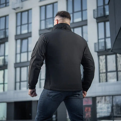 Jacheta tactica SoftShell neagra M-TAC | Echipament tactic WARGEAR