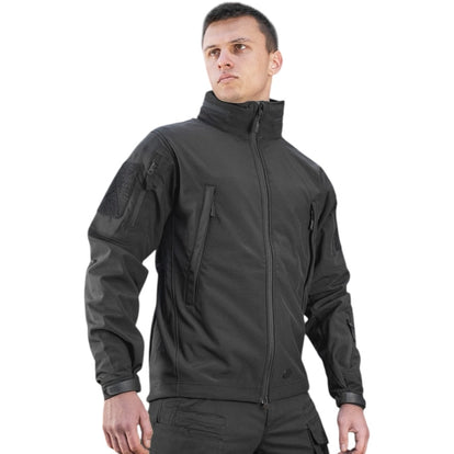 Jacheta tactica SoftShell neagra M-TAC | Echipament tactic WARGEAR
