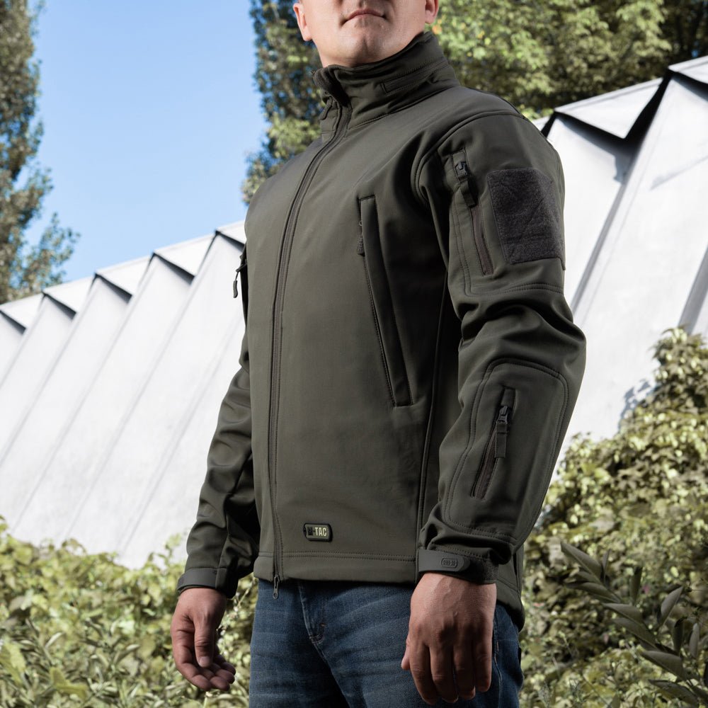 Jacheta tactica SoftShell olive M-TAC | WARGEAR RO