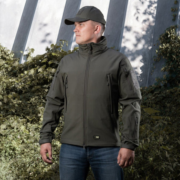 Jacheta tactica SoftShell olive M-TAC | WARGEAR RO