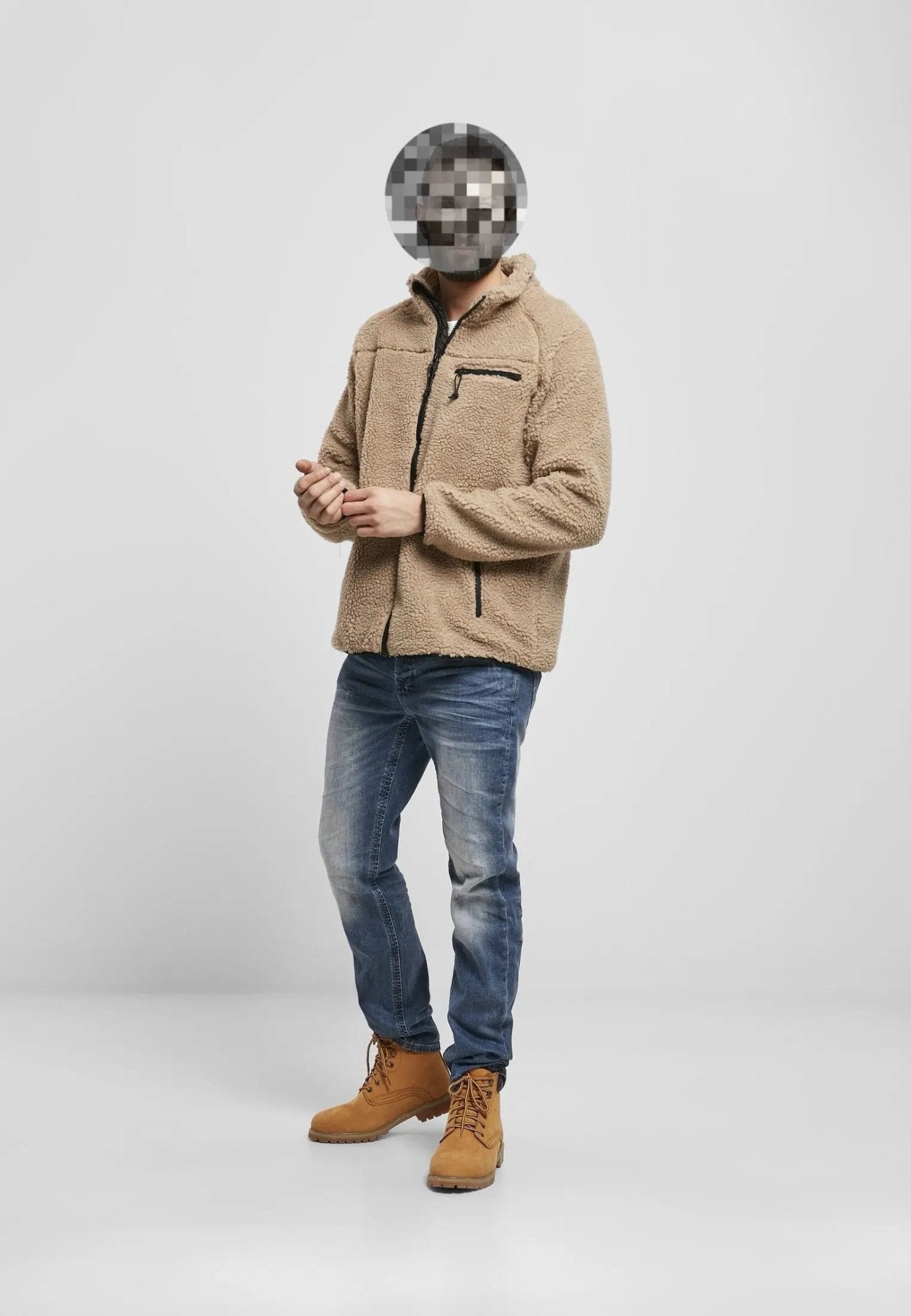 Jacheta Teddy Fleece Camel BRANDIT | Echipament tactic WARGEAR