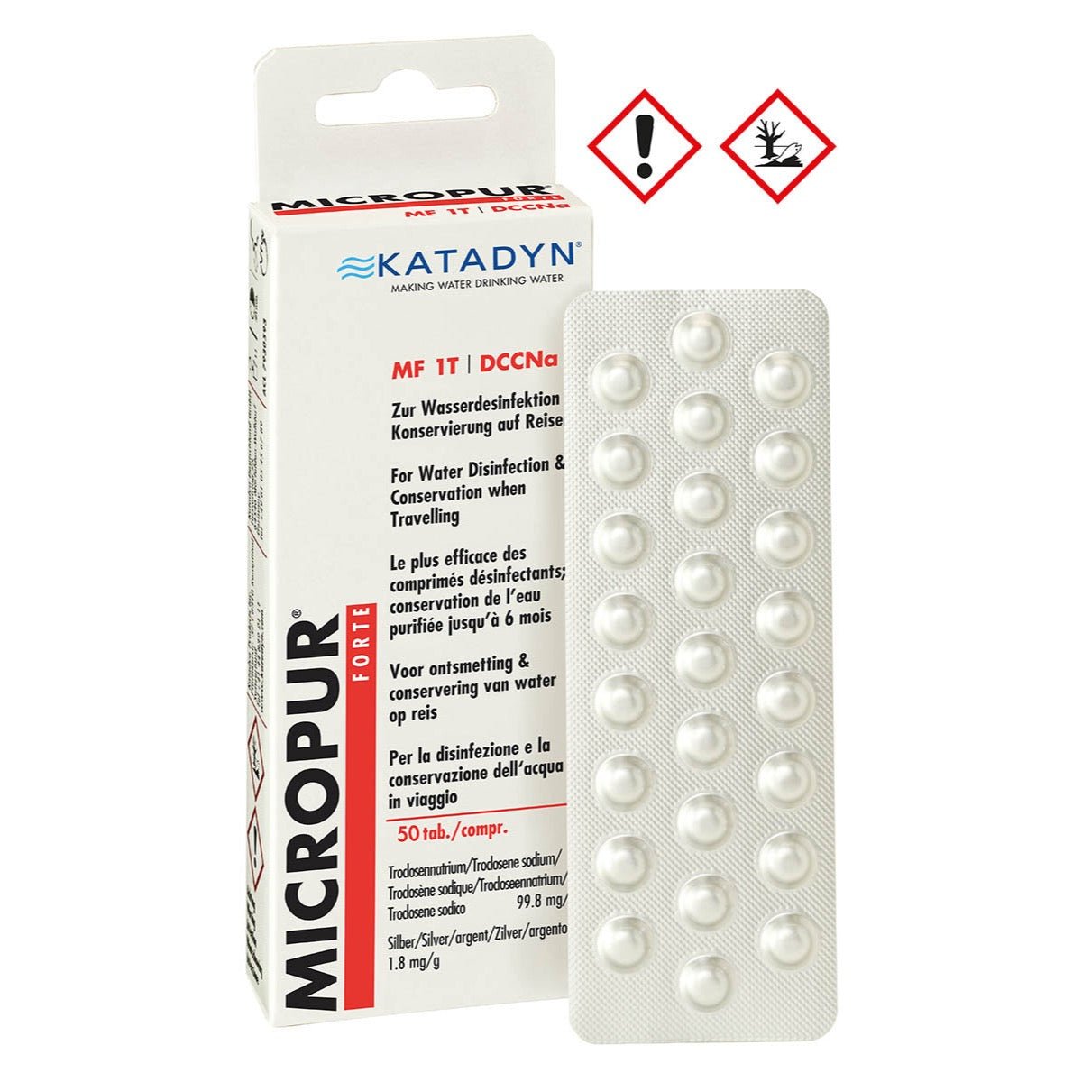 Katadyn Micropur Forte MF 1T – 50 Tablete Purificare Apa | WARGEAR RO