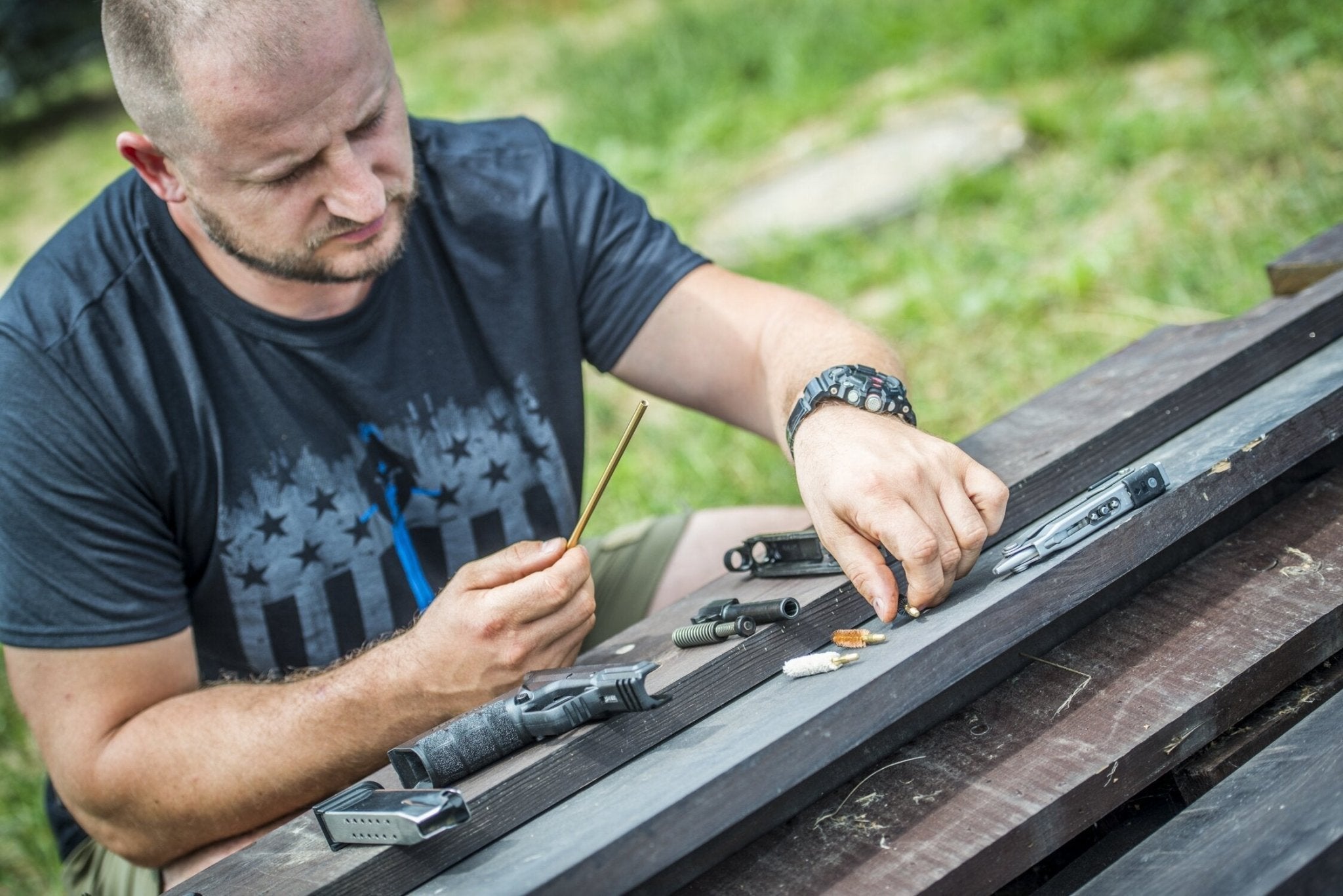 Kit Curatare Pistol Helikon - Tex® Cal. .38 / 9mm | Echipament tactic WARGEAR