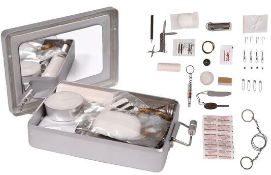 Kit de supravietuire compact – cutie din aluminiu | WARGEAR RO