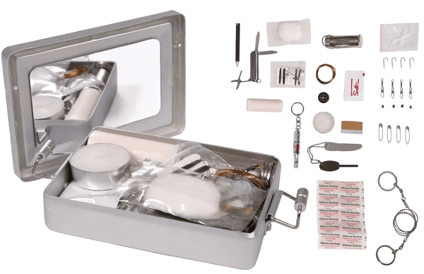 Kit de supravietuire compact – cutie din aluminiu | WARGEAR RO