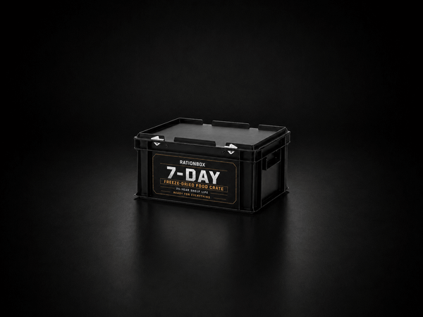 Kit hrana de urgenta RationBox 7 zile, 14.000 kcal, valabilitate 25 ani | WARGEAR RO