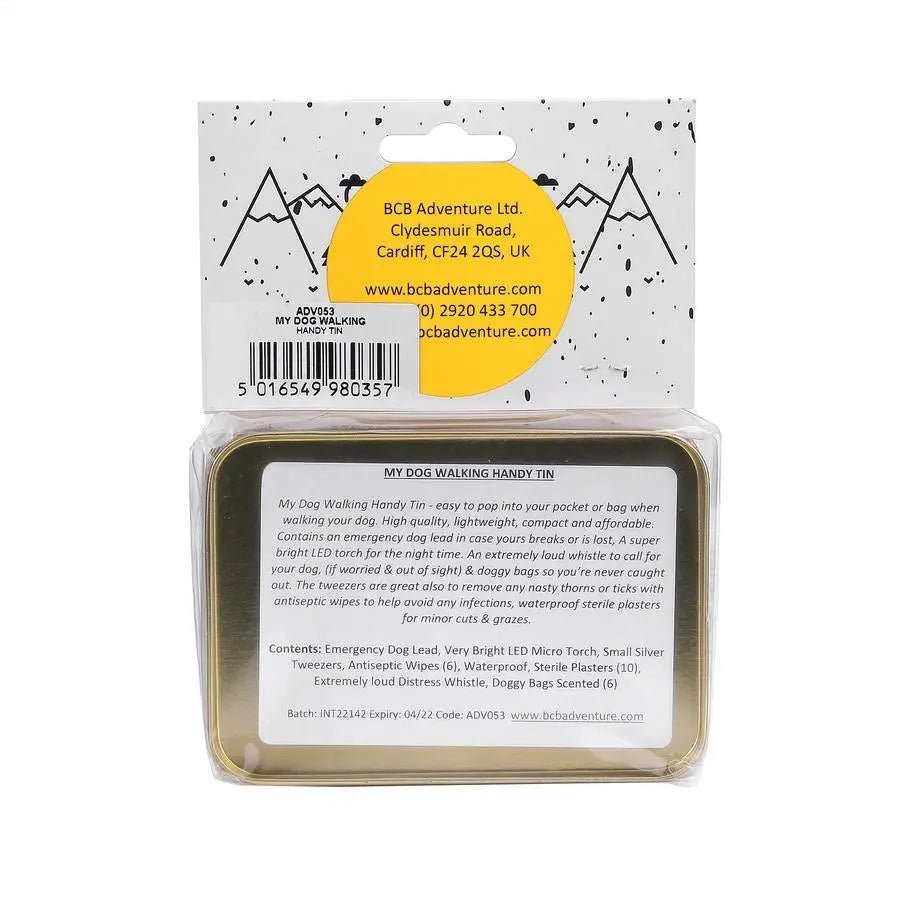 Kit supravietuire caini BCB - My dog Walking Handy Tin | Echipament tactic WARGEAR