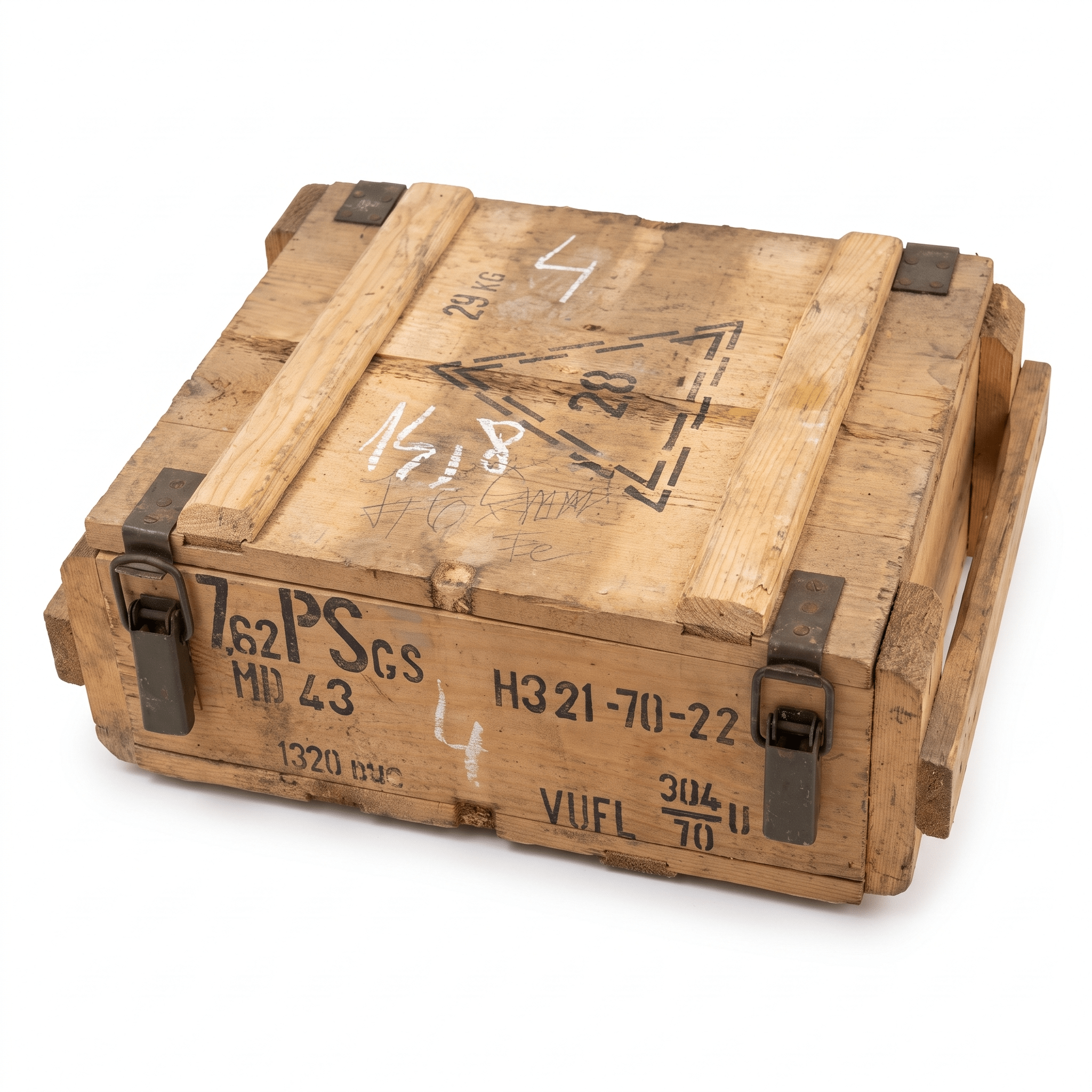 Lada de munitie din lemn Armata Romana 7,62 md. 43 - Surplus Original | WARGEAR RO