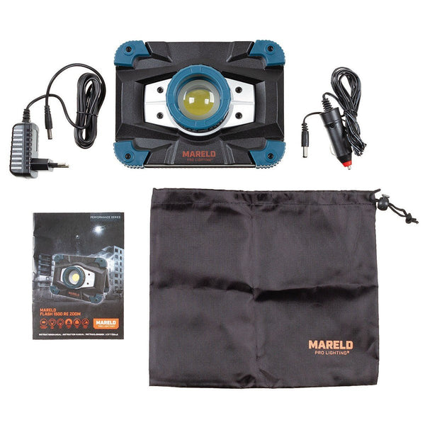 Lampa LED Compacta MARELD FLASH 1500 RE ZOOM – 1500 Lumeni | Echipament tactic WARGEAR
