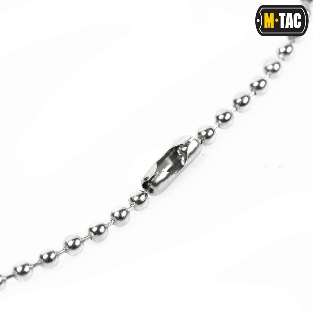 Lant militar Dog Tag cu silencer M - TAC | Echipament tactic WARGEAR