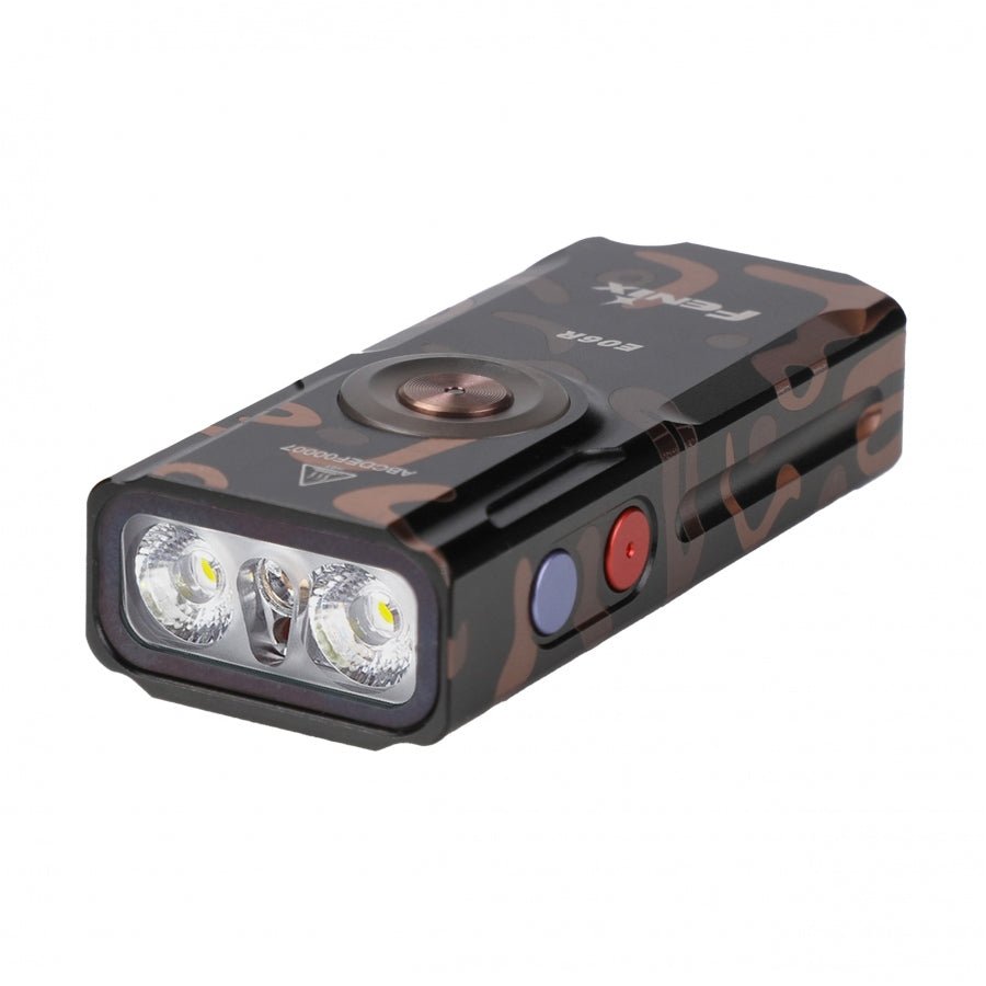 Lanterna EDC Fenix E06R Graffiti – 700 Lumeni – 3 Surse Lumina, Laser Rosu, UV, Magnet | WARGEAR RO