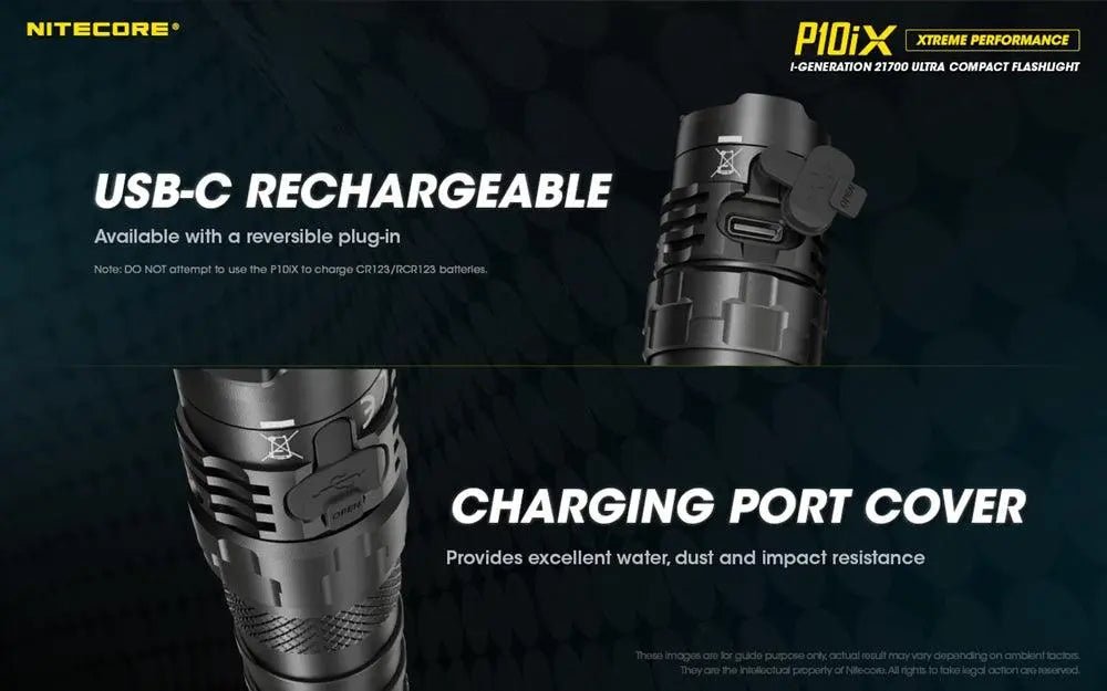 Lanterna P10iX Precise Tactical 4000 lm NITECORE | Echipament tactic WARGEAR