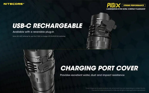 Lanterna P10iX Precise Tactical 4000 lm NITECORE | Echipament tactic WARGEAR