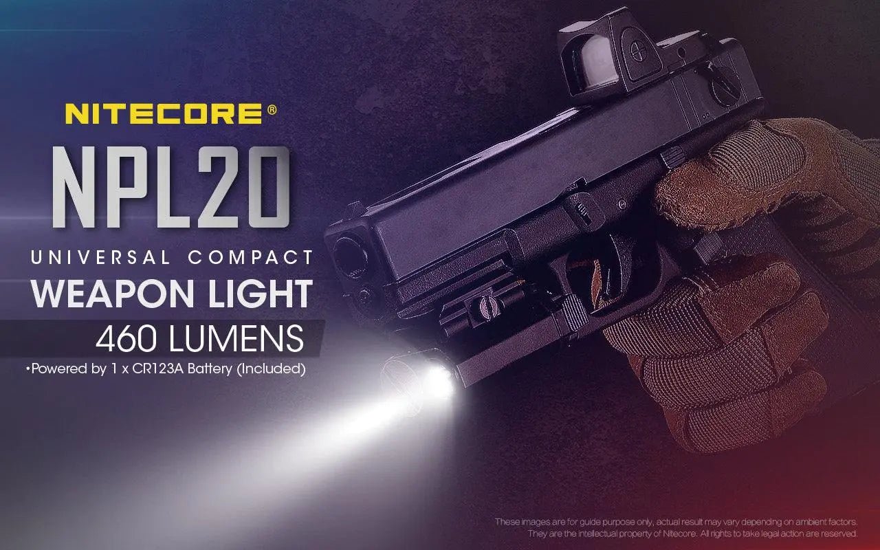 Lanterna pistol NPL20 460 lm NITECORE | Echipament tactic WARGEAR