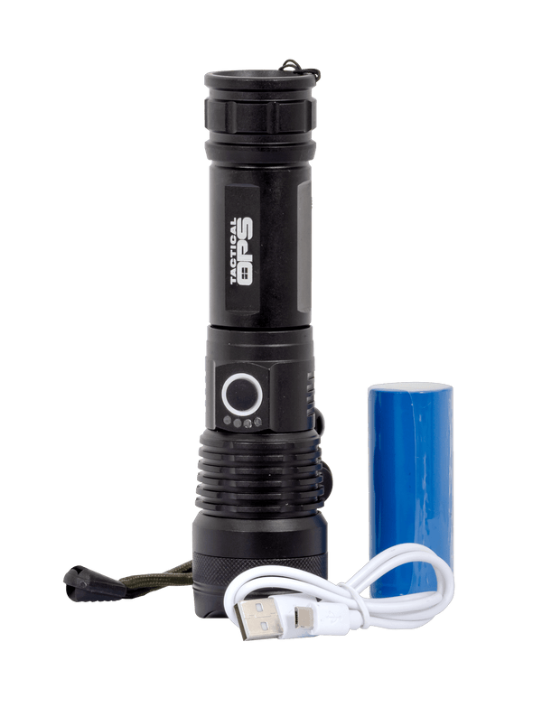 Lanterna tactica LED Zoom 1500 lm TACTICAL OPS | Echipament tactic WARGEAR