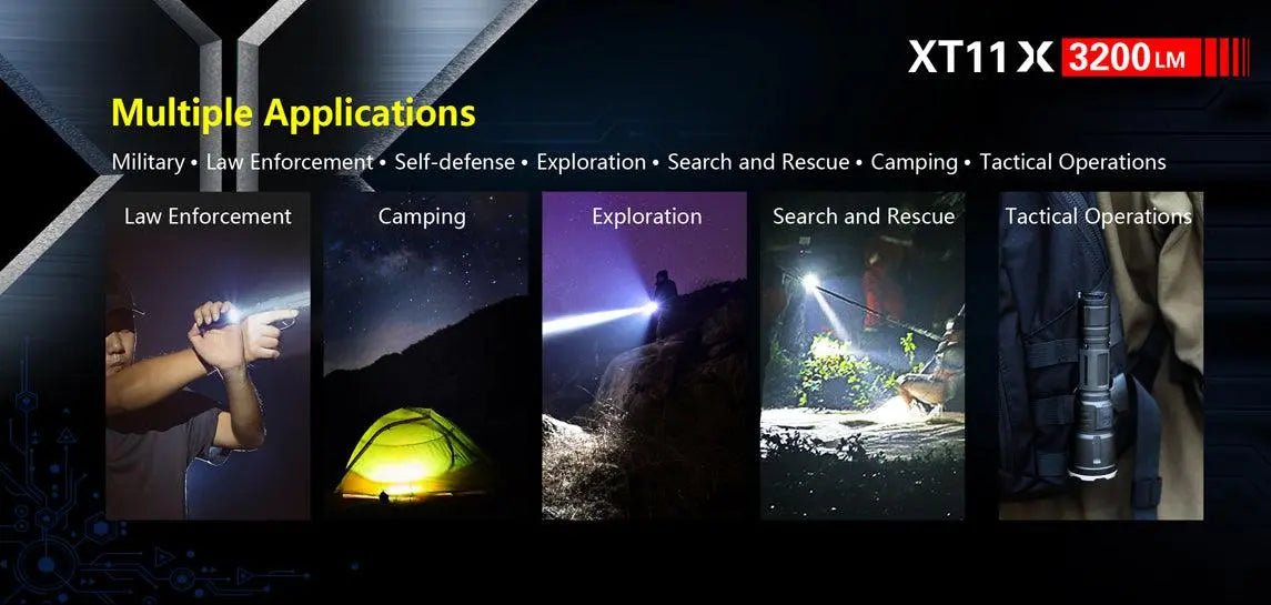 Lanterna XT11X KLARUS 3200 lm | Echipament tactic WARGEAR