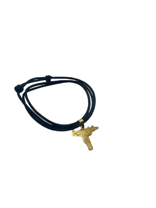 Lantisor Paracord Spectrum Pandantiv Mini/Micro Uzi Auriu | Echipament tactic WARGEAR