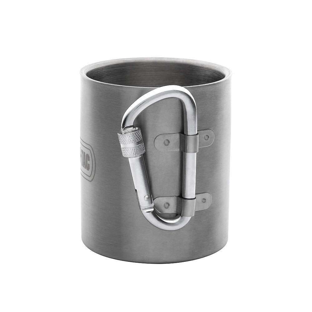M - TAC Cana termica din otel inoxidabil 280 ml cu carabina | WARGEAR RO