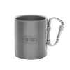 M - TAC Cana termica din otel inoxidabil 280 ml cu carabina | WARGEAR RO