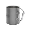 M - TAC Cana termica din otel inoxidabil 280 ml cu carabina | WARGEAR RO