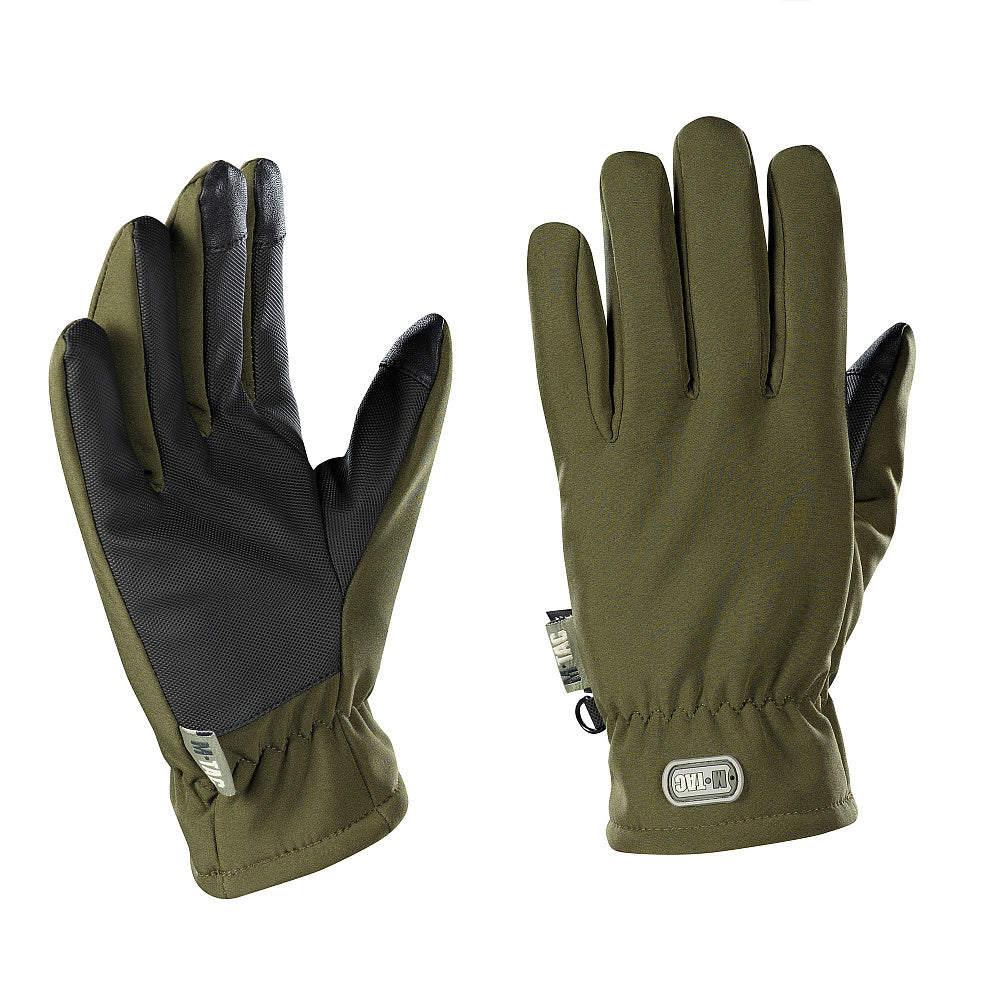 Manusi tactice de iarna Soft Shell Thinsulate M-TAC OLIVE
