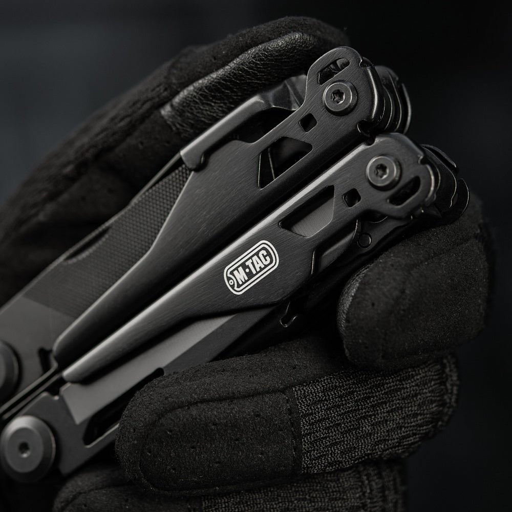 M - TAC Multitool Type 9 Negru - 14 functii | Echipament tactic WARGEAR