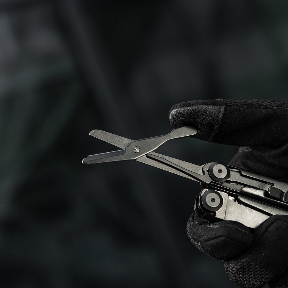 M - TAC Multitool Type 9 Negru - 14 functii | Echipament tactic WARGEAR