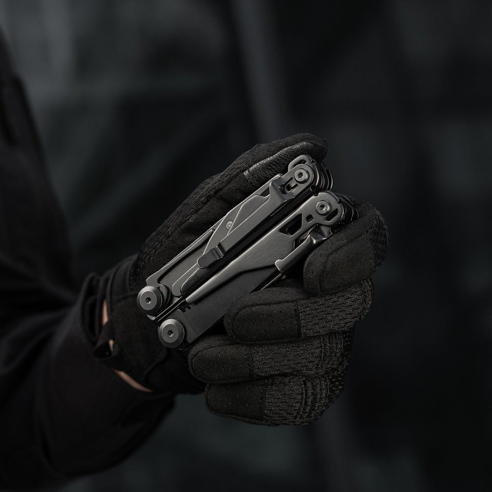 M - TAC Multitool Type 9 Negru - 14 functii | Echipament tactic WARGEAR