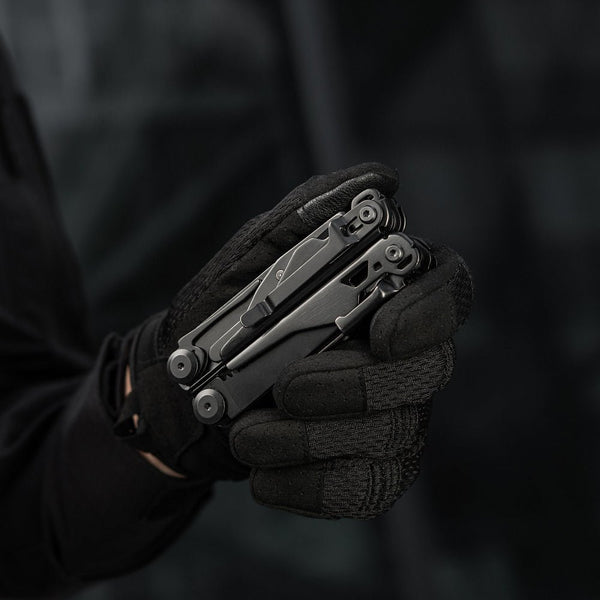 M - TAC Multitool Type 9 Negru - 14 functii | Echipament tactic WARGEAR