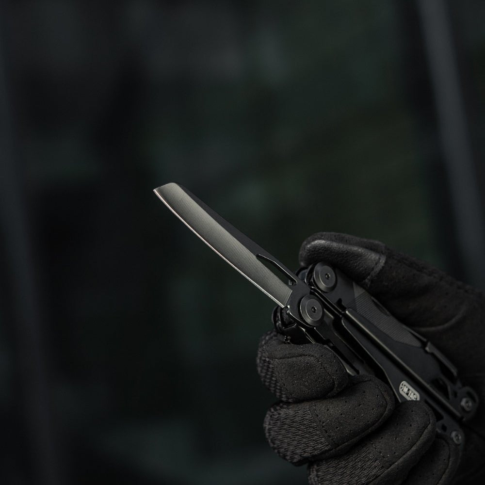 M - TAC Multitool Type 9 Negru - 14 functii | Echipament tactic WARGEAR