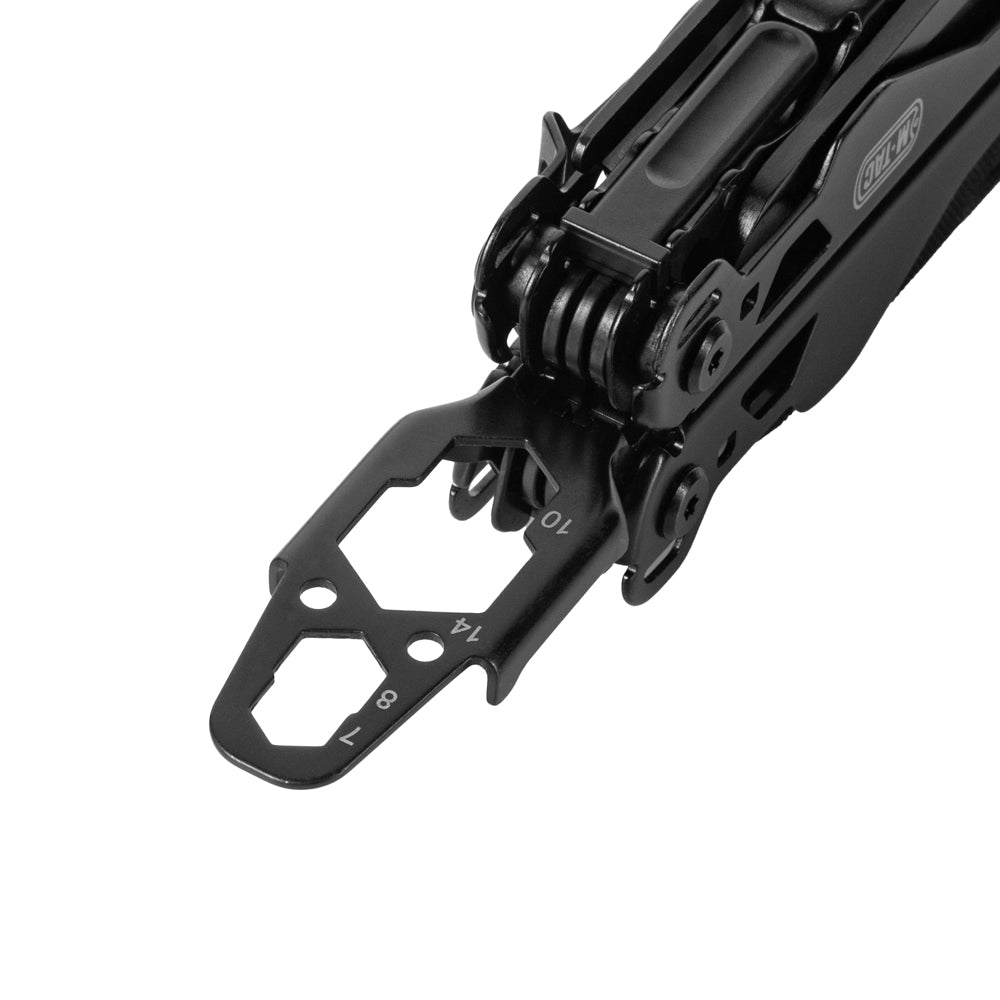 M - TAC Multitool Type 9 Negru - 14 functii | Echipament tactic WARGEAR