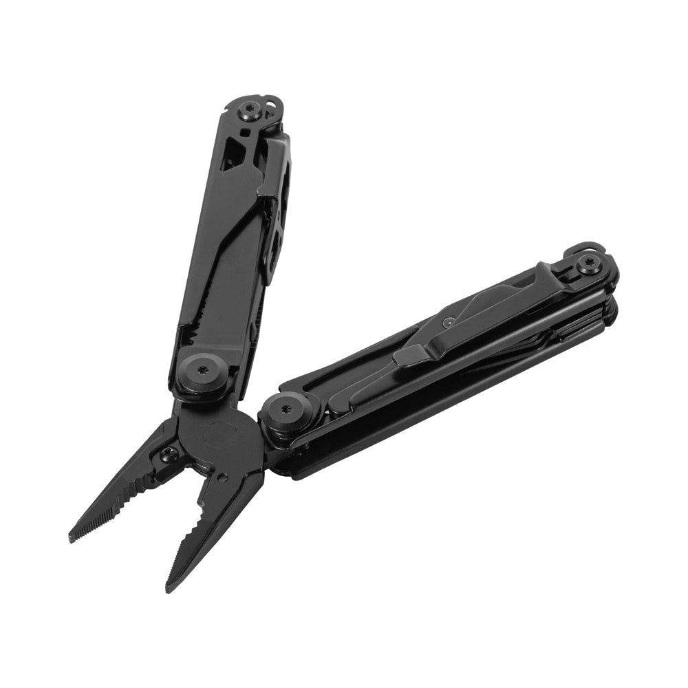 M - TAC Multitool Type 9 Negru - 14 functii | Echipament tactic WARGEAR