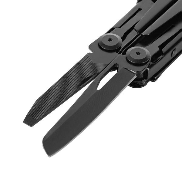 M - TAC Multitool Type 9 Negru - 14 functii | Echipament tactic WARGEAR
