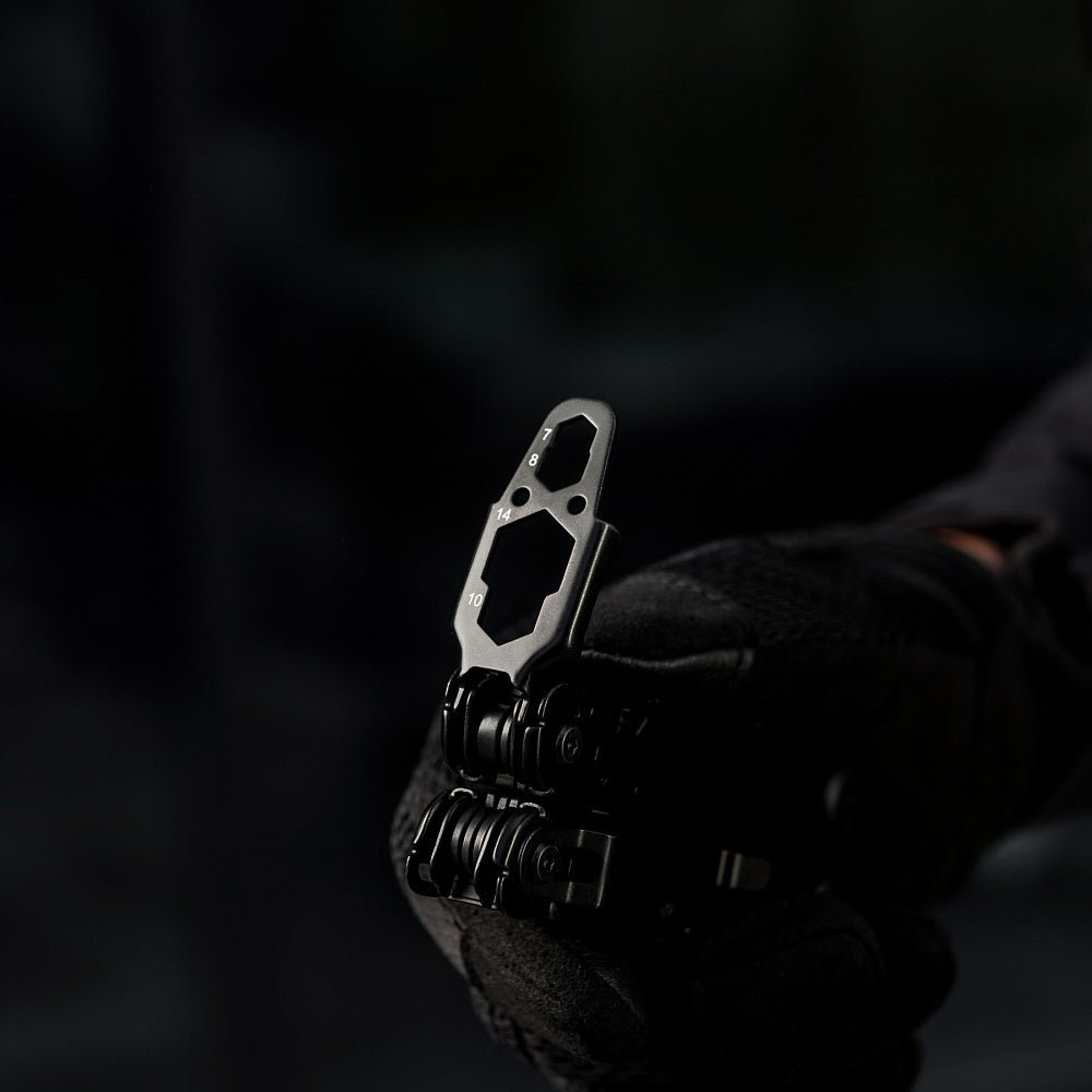 M - TAC Multitool Type 9 Negru - 14 functii | Echipament tactic WARGEAR