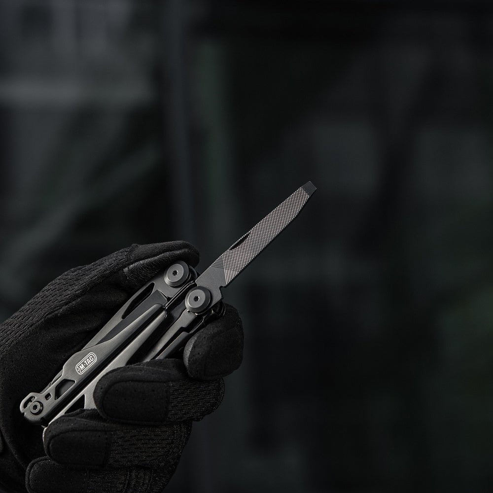 M - TAC Multitool Type 9 Negru - 14 functii | Echipament tactic WARGEAR