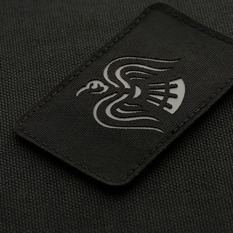 Patch Raven Flag Laser Cut M-Tac - Negru/Gri