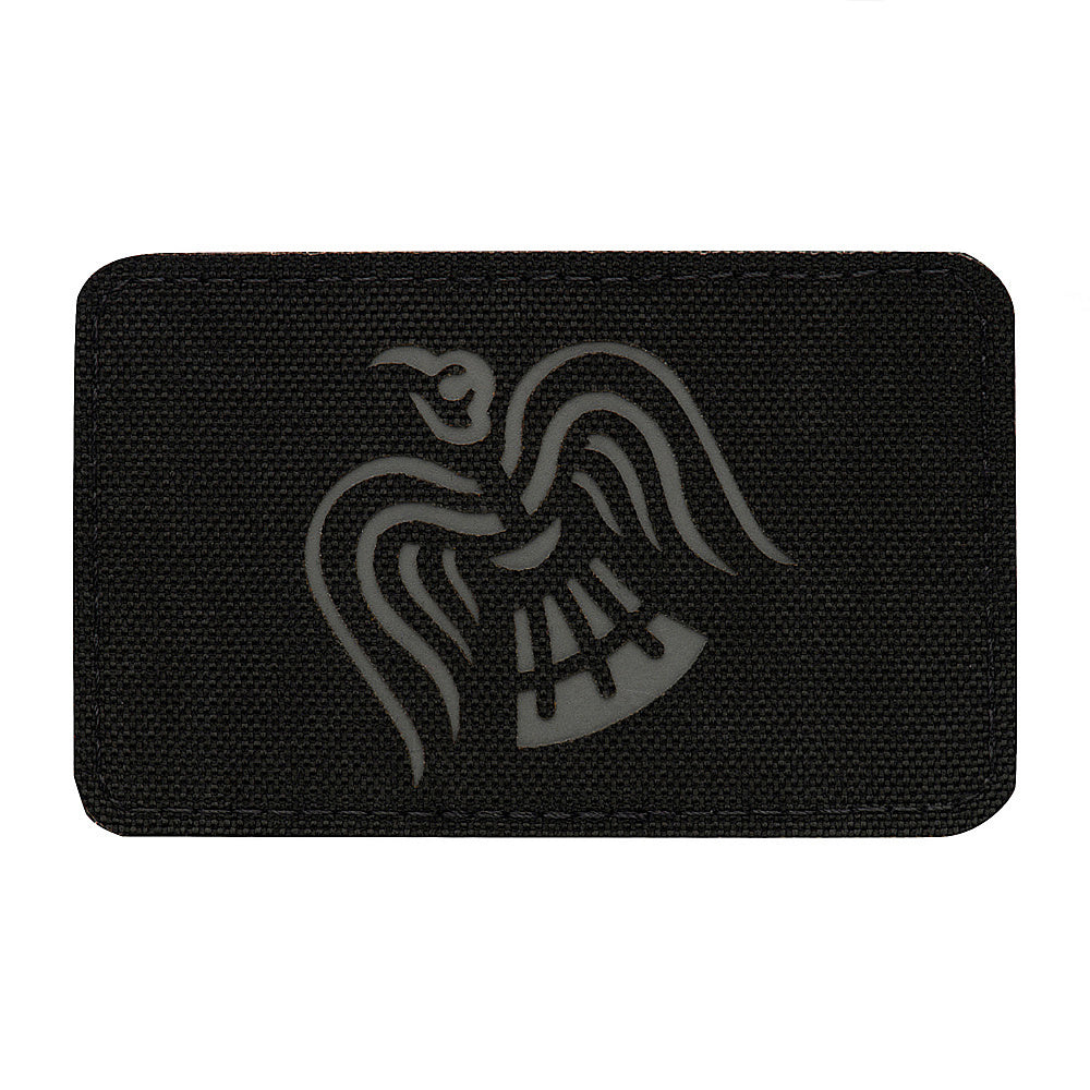 Patch Raven Flag Laser Cut M-Tac - Negru/Gri