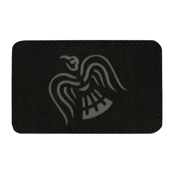 Patch Raven Flag Laser Cut M-Tac - Negru/Gri