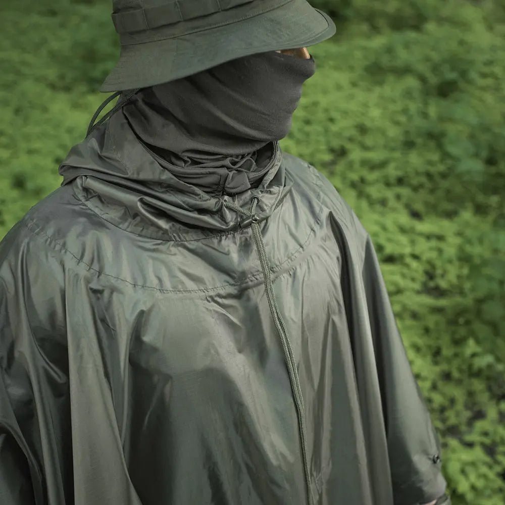 M - TAC poncho ploaie Olive | Echipament tactic WARGEAR