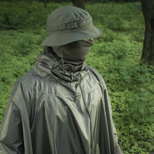 M - TAC poncho ploaie Olive | Echipament tactic WARGEAR