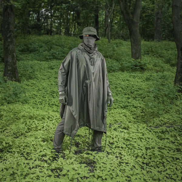 M - TAC poncho ploaie Olive | Echipament tactic WARGEAR