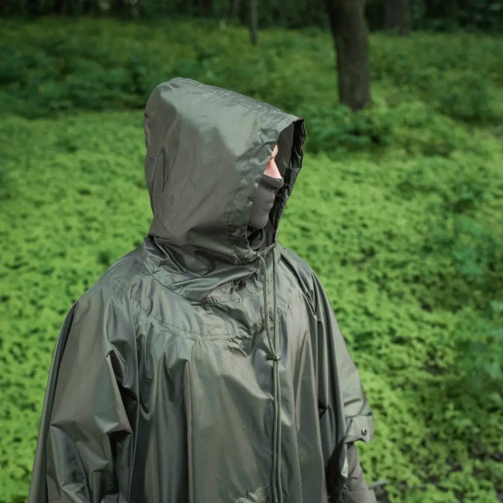 M - TAC poncho ploaie Olive | Echipament tactic WARGEAR