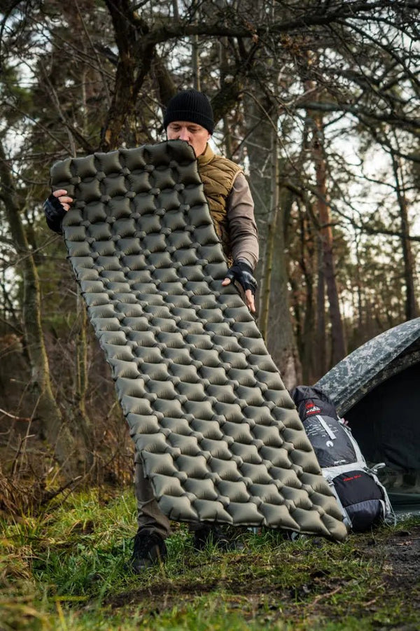 M - TAC Saltea Gonflabila camping 195x60 olive | Echipament tactic WARGEAR